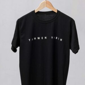 Printed Typography Round Neck Pure Cotton Black T-Shirt, spreading positivity and sweetness.