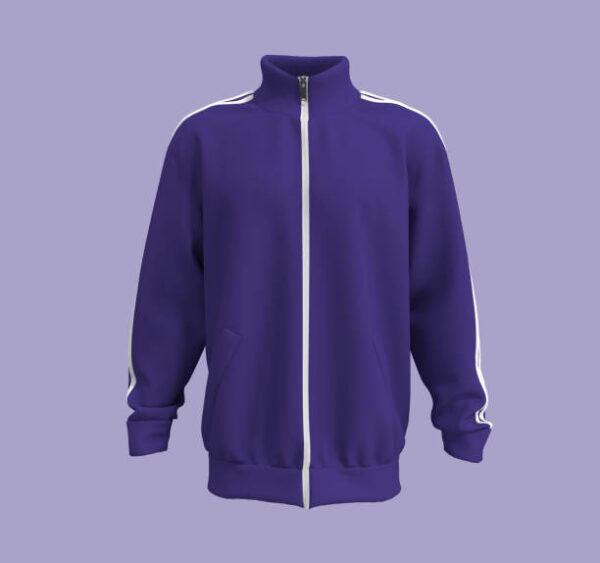 Blank tracksuit top mockup, 3d illustration, 3d rendering